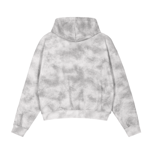 CROSSWLK // Dirty Washed Zip-up Fleece Hoodie (Matching set)