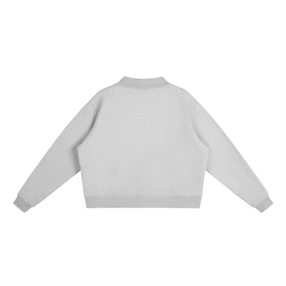 CROSSWLK // Essential Mock-Neck Crew Sweatshirt (Matching set)