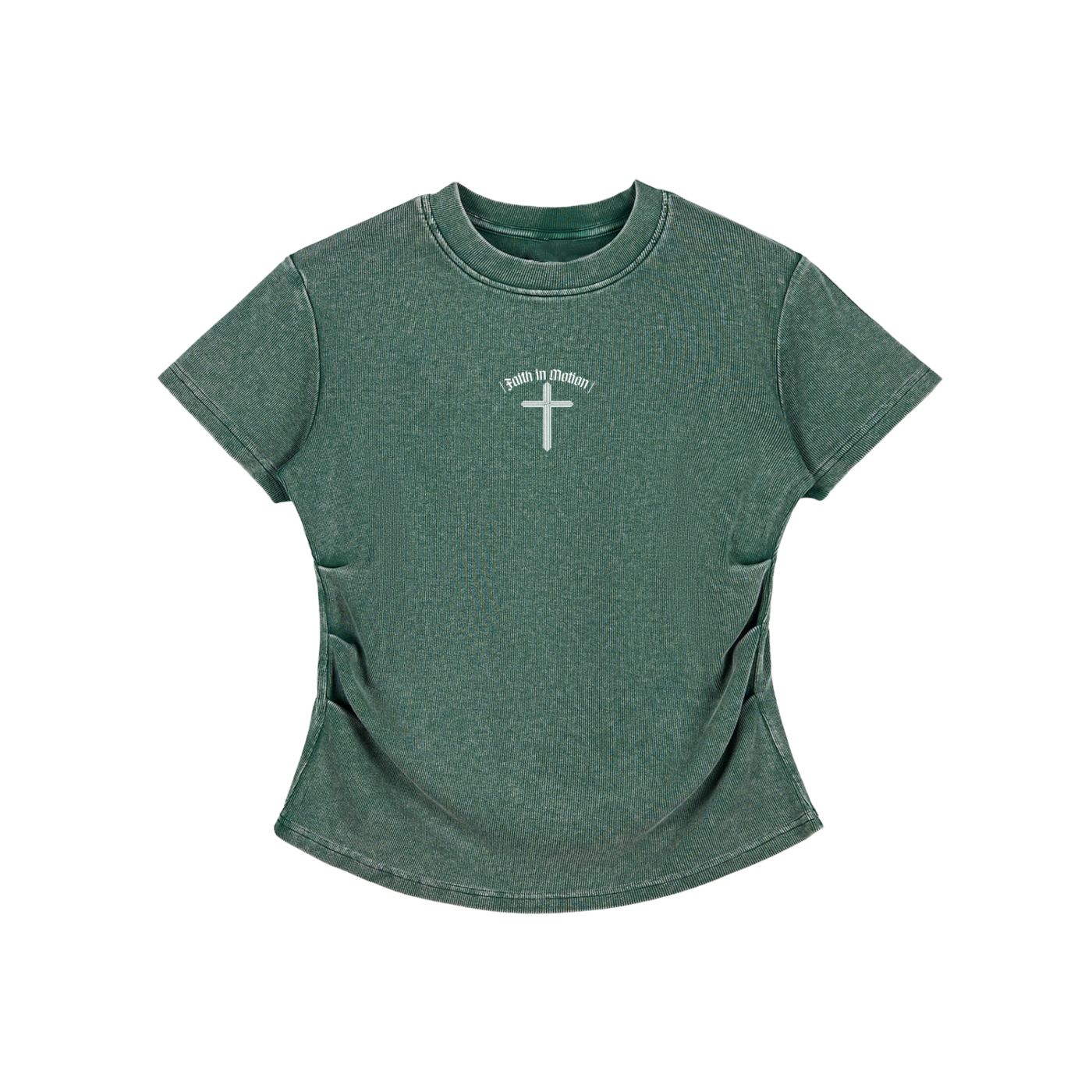 CROSSWLK // Faith in Motion Women's Bodycon T-shirt