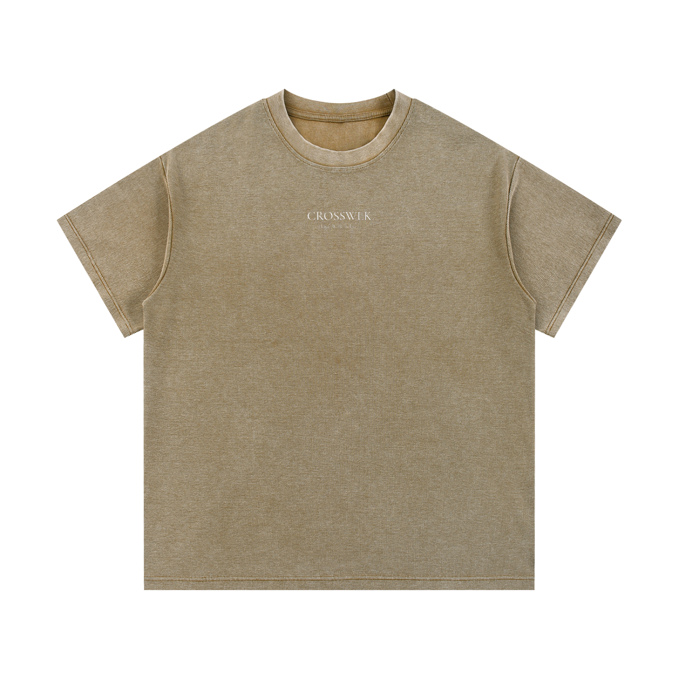(PREMIUM) CROSSWLK // Essential Waffle T-Shirt