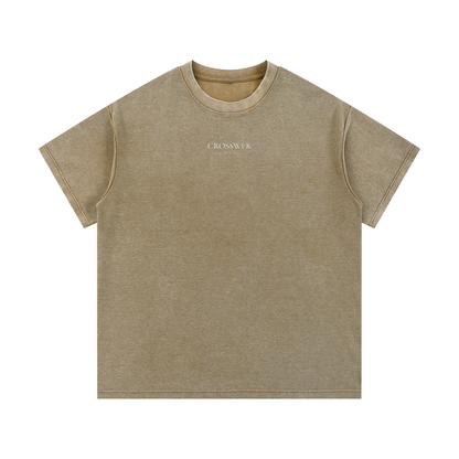 (PREMIUM) CROSSWLK // Essential Waffle T-Shirt