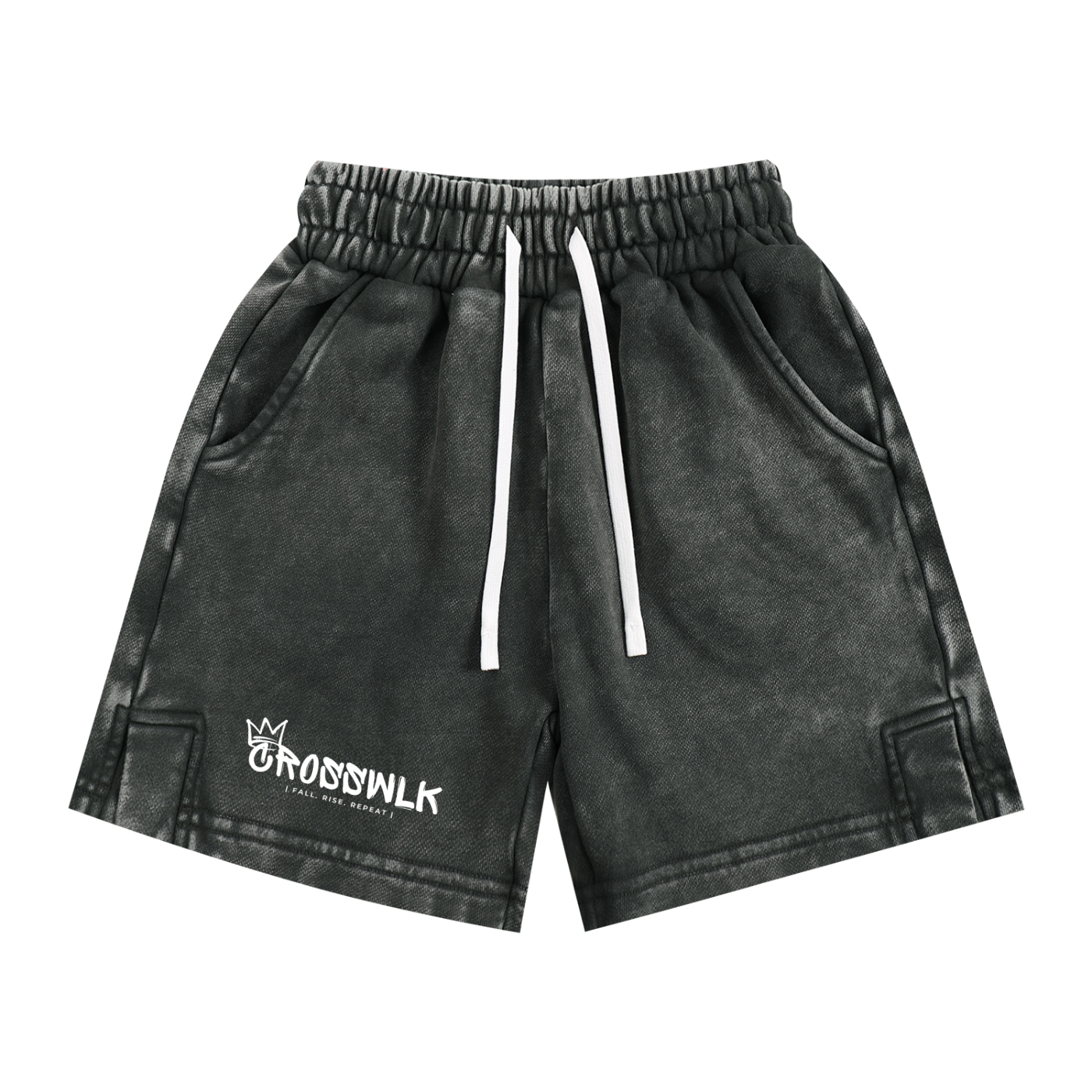 CROSSWLK // Snow Washed Kids Shorts