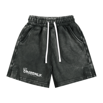 CROSSWLK // Snow Washed Kids Shorts