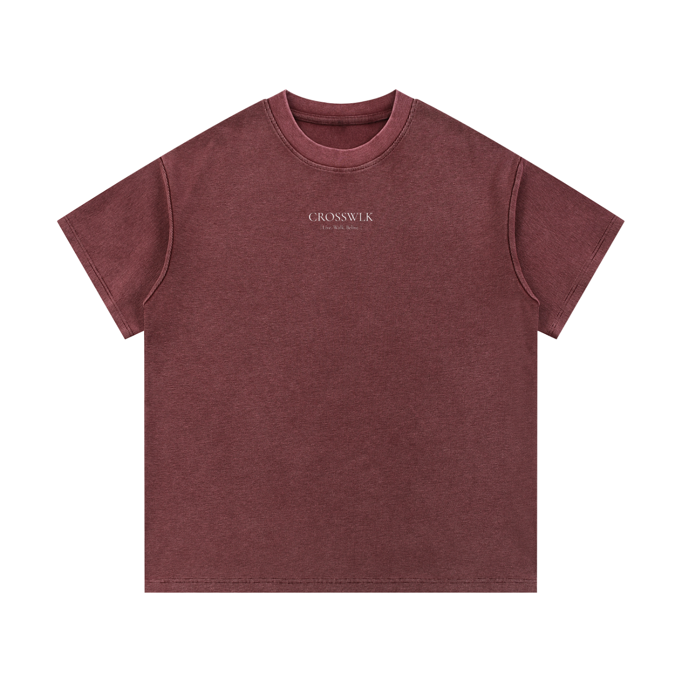 (PREMIUM) CROSSWLK // Essential Waffle T-Shirt