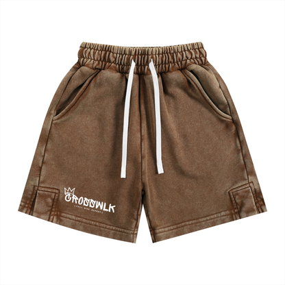 CROSSWLK // Snow Washed Kids Shorts