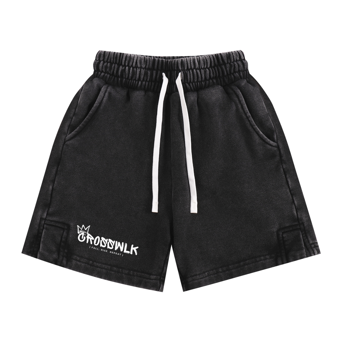 CROSSWLK // Snow Washed Kids Shorts