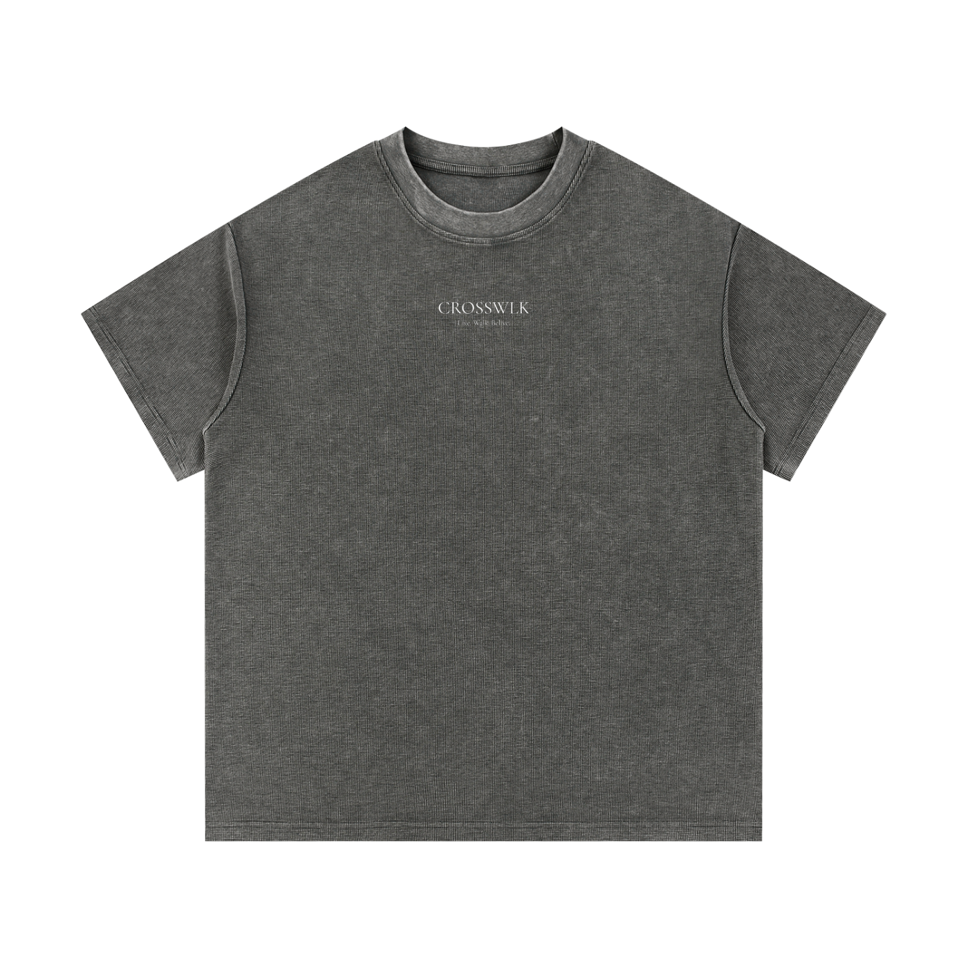 (PREMIUM) CROSSWLK // Essential Waffle T-Shirt