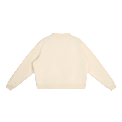 CROSSWLK // Essential Mock-Neck Crew Sweatshirt (Matching set)