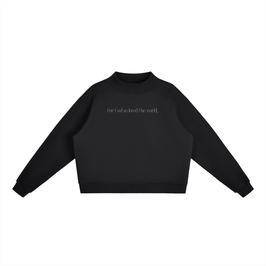 CROSSWLK // John 3:16 Mock Neck crew