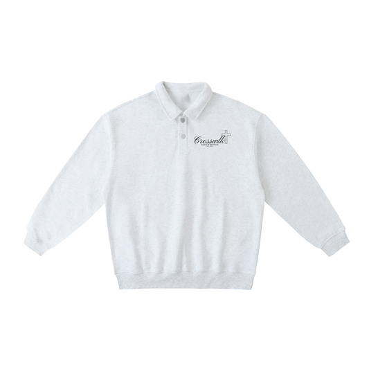 (PREMIUM) CROSSWLK // Essential Polo Sweatshirt
