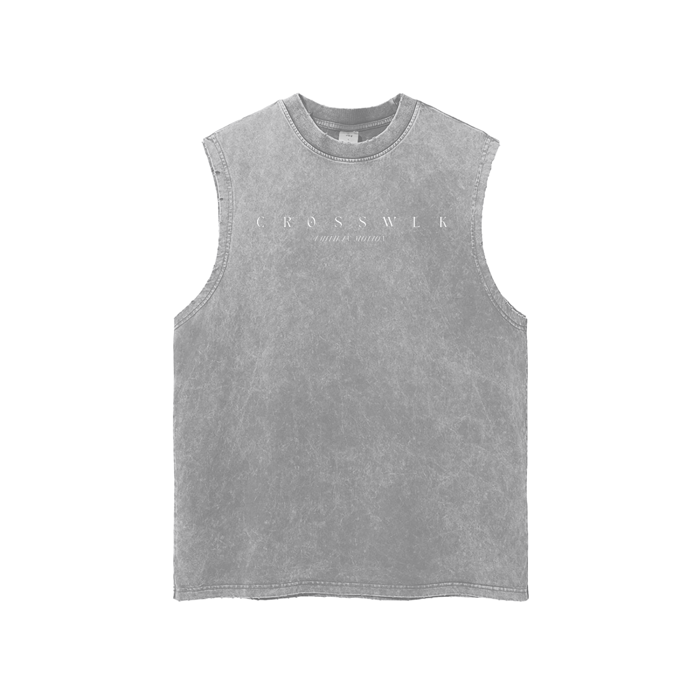 CROSSWLK // Essential Snow Washed Tank