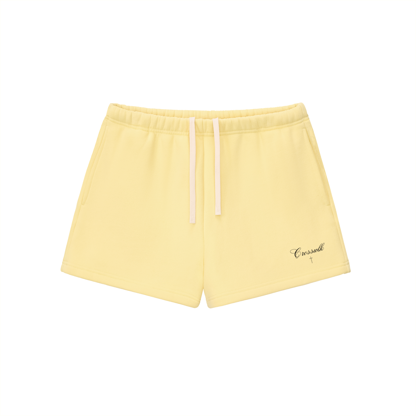 CROSSWLK // Essential Drawstring SweatShorts (Matching Set)