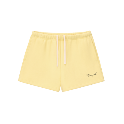 CROSSWLK // Essential Drawstring SweatShorts (Matching Set)