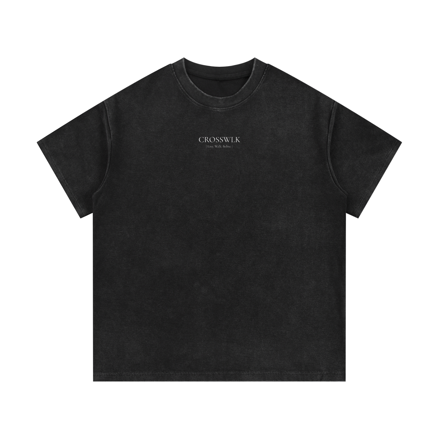 (PREMIUM) CROSSWLK // Essential Waffle T-Shirt