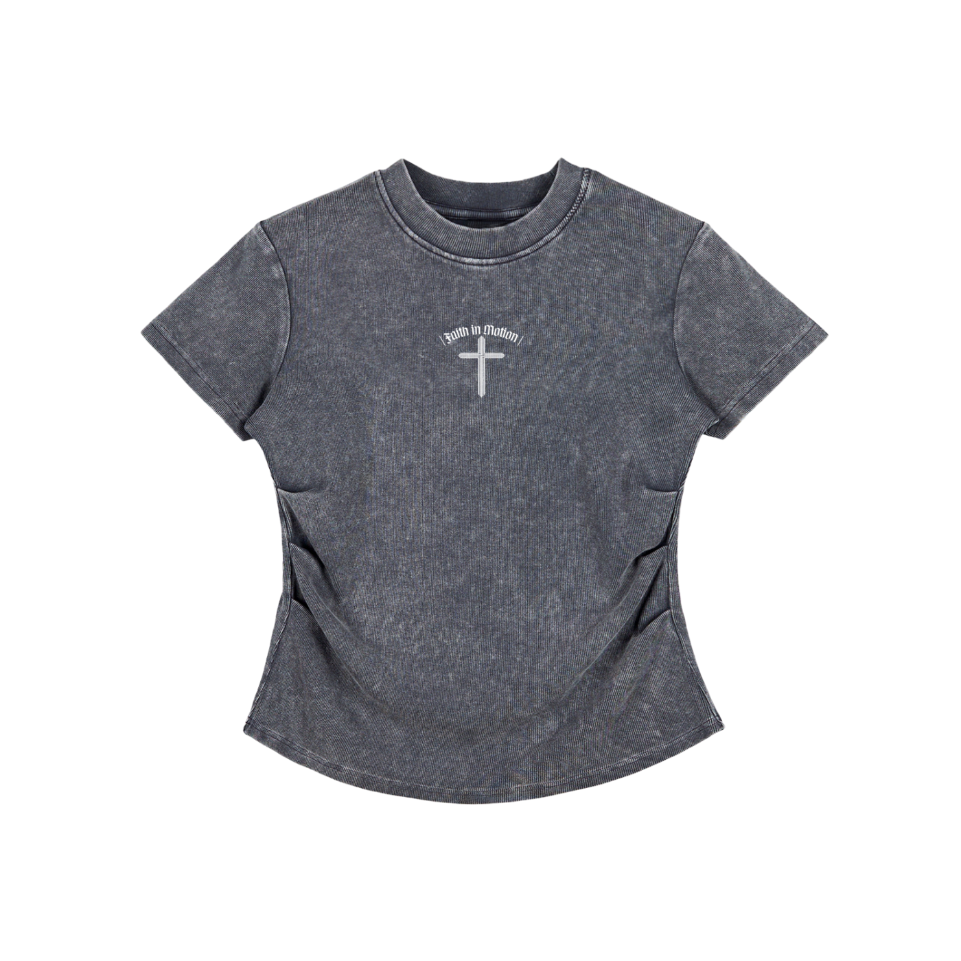CROSSWLK // Faith in Motion Women's Bodycon T-shirt