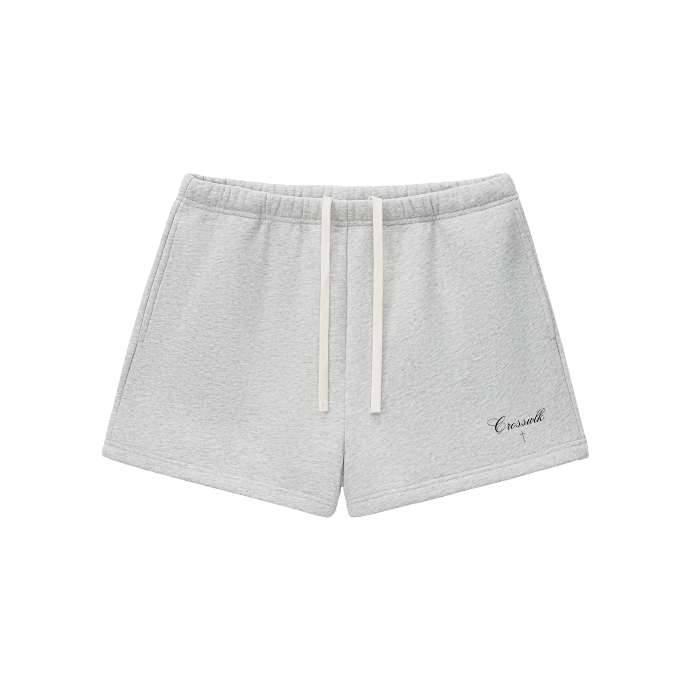 CROSSWLK // Essential Drawstring SweatShorts (Matching Set)