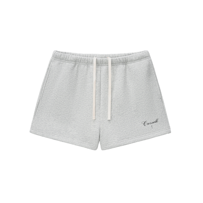 CROSSWLK // Essential Drawstring SweatShorts (Matching Set)