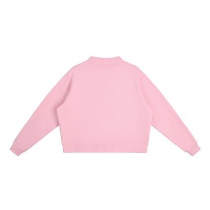 CROSSWLK // Essential Mock-Neck Crew Sweatshirt (Matching set)