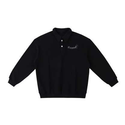 (PREMIUM) CROSSWLK // Essential Polo Sweatshirt