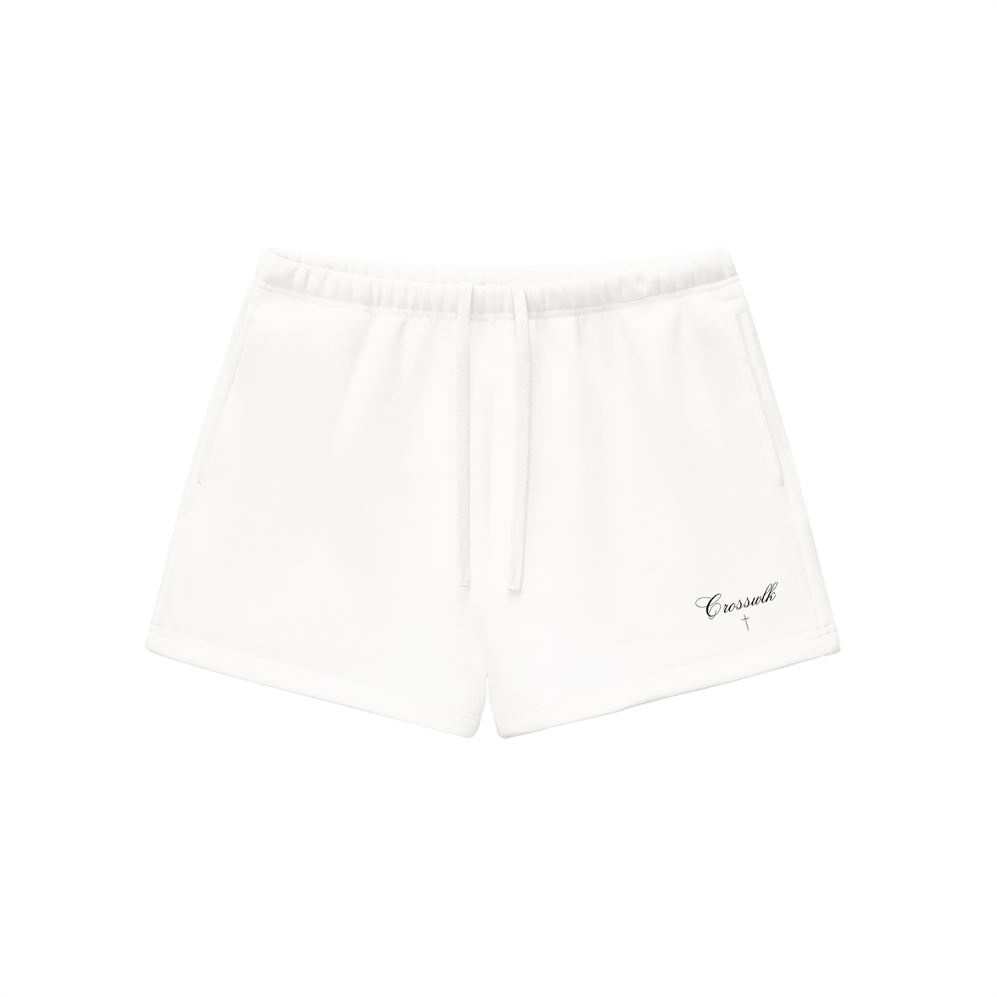 CROSSWLK // Essential Drawstring SweatShorts (Matching Set)