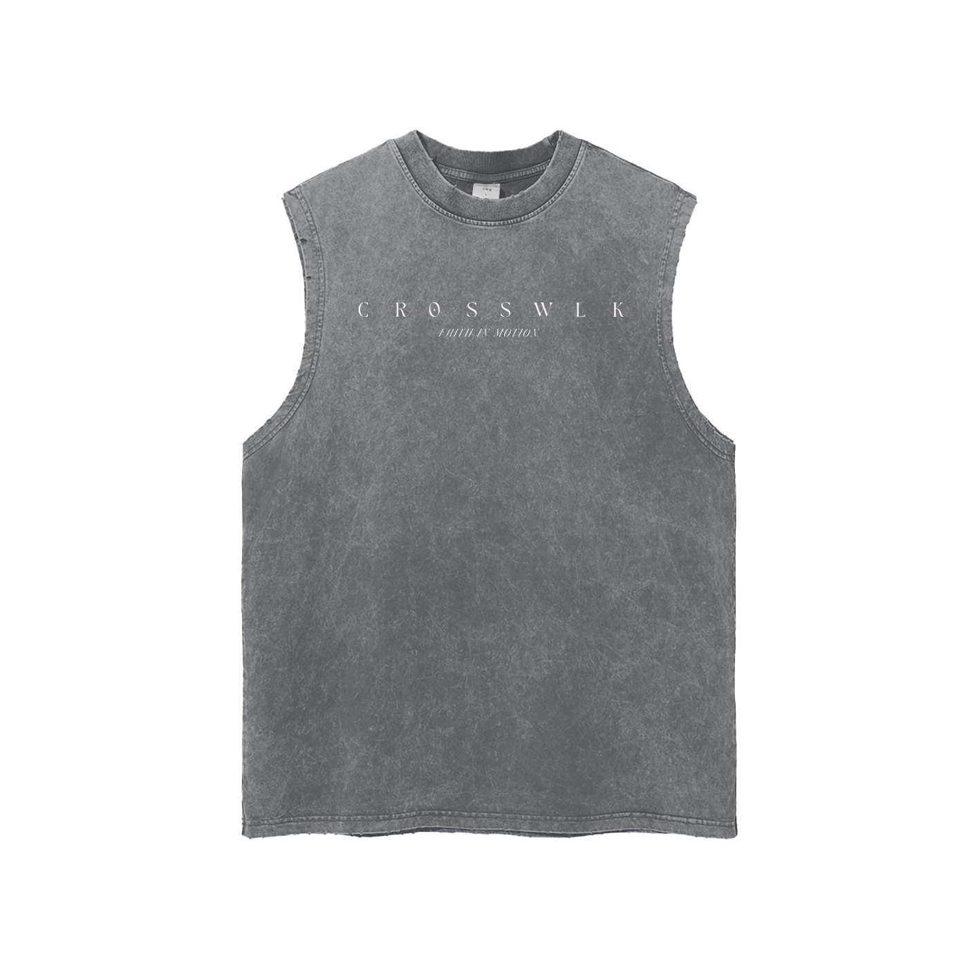 CROSSWLK // Essential Snow Washed Tank
