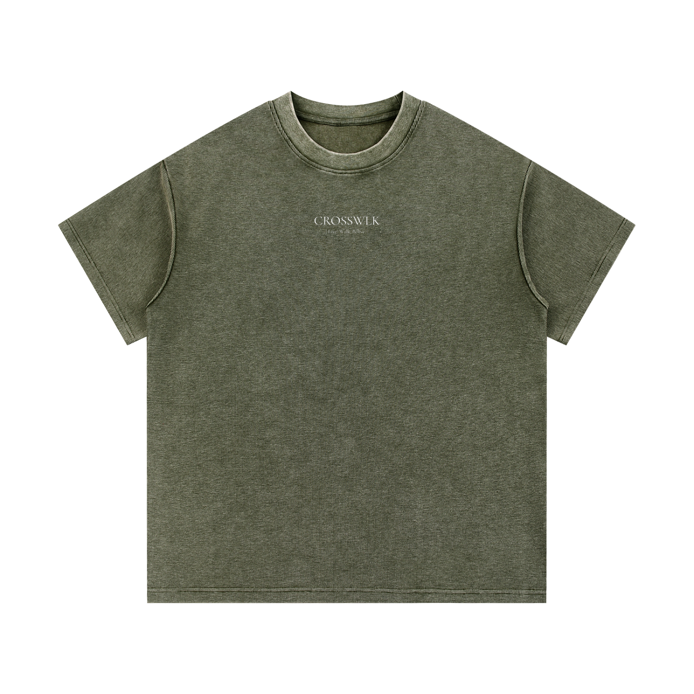 (PREMIUM) CROSSWLK // Essential Waffle T-Shirt