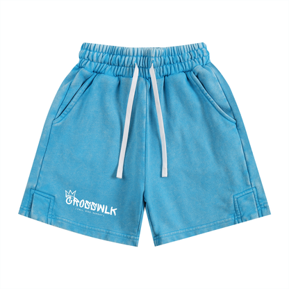 CROSSWLK // Snow Washed Kids Shorts