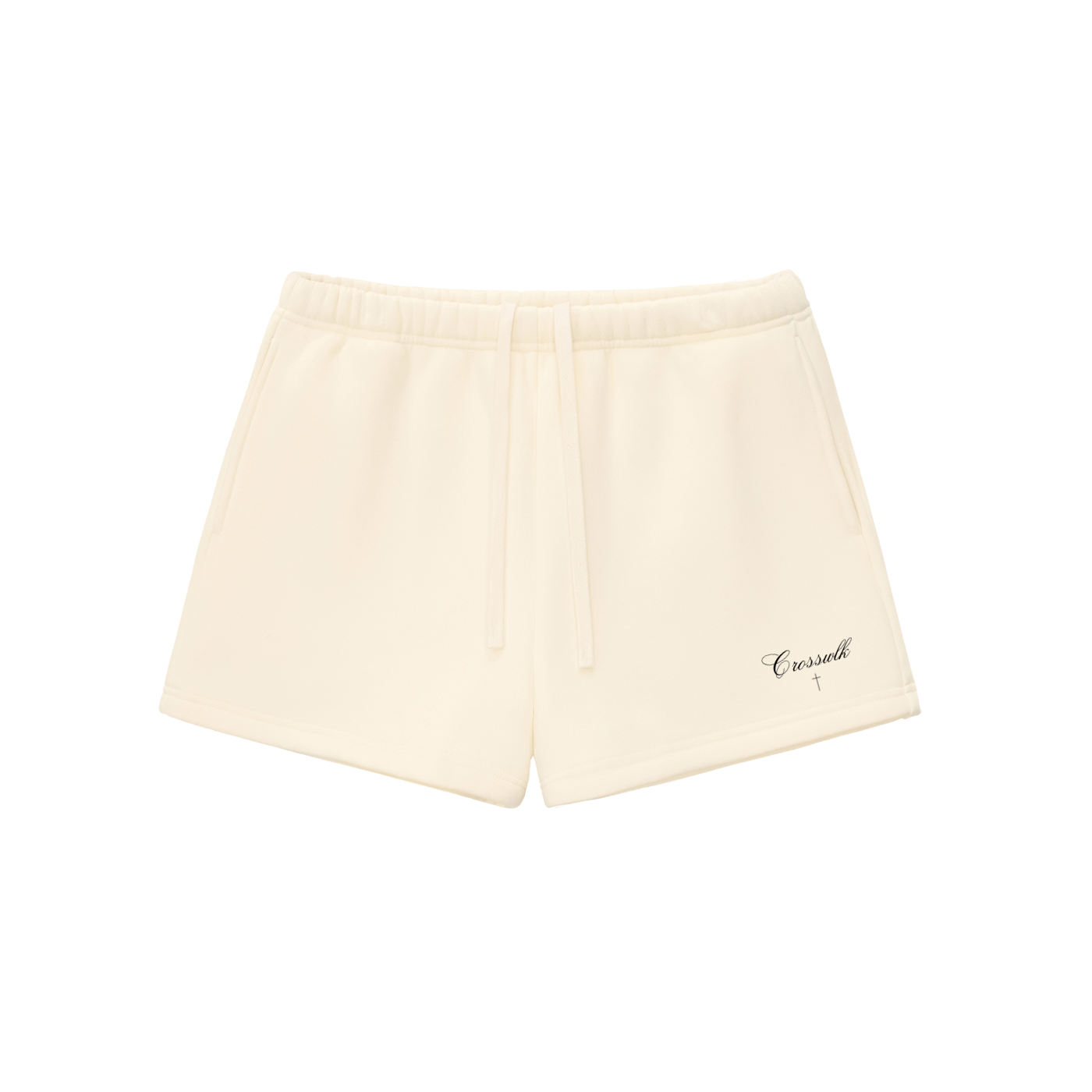 CROSSWLK // Essential Drawstring SweatShorts (Matching Set)