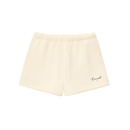 CROSSWLK // Essential Drawstring SweatShorts (Matching Set)
