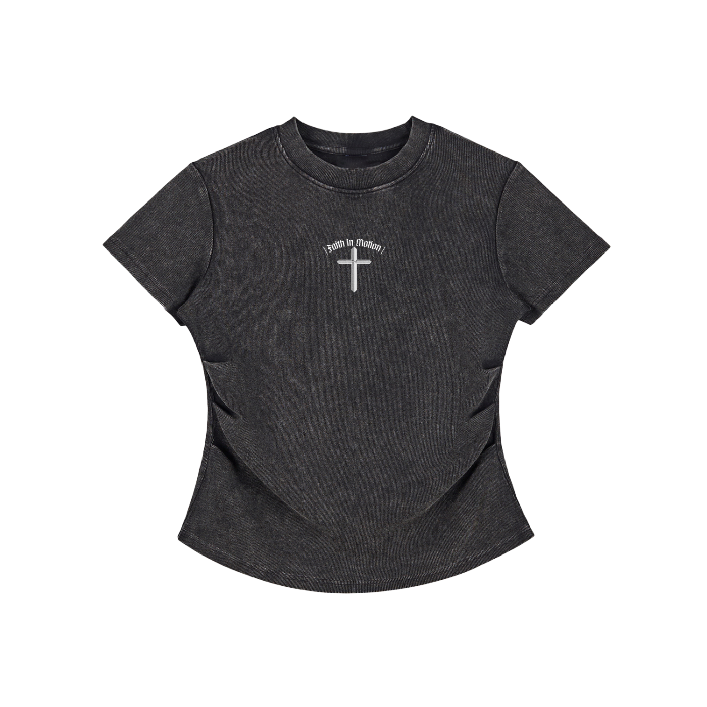 CROSSWLK // Faith in Motion Women's Bodycon T-shirt