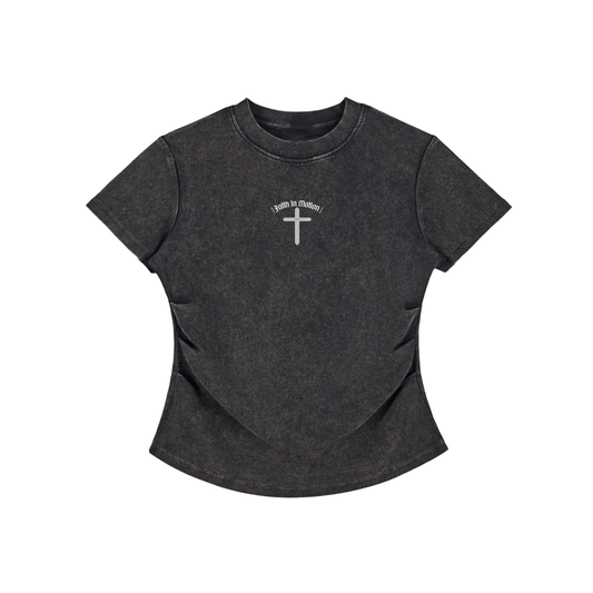 CROSSWLK // Faith in Motion Women's Bodycon T-shirt