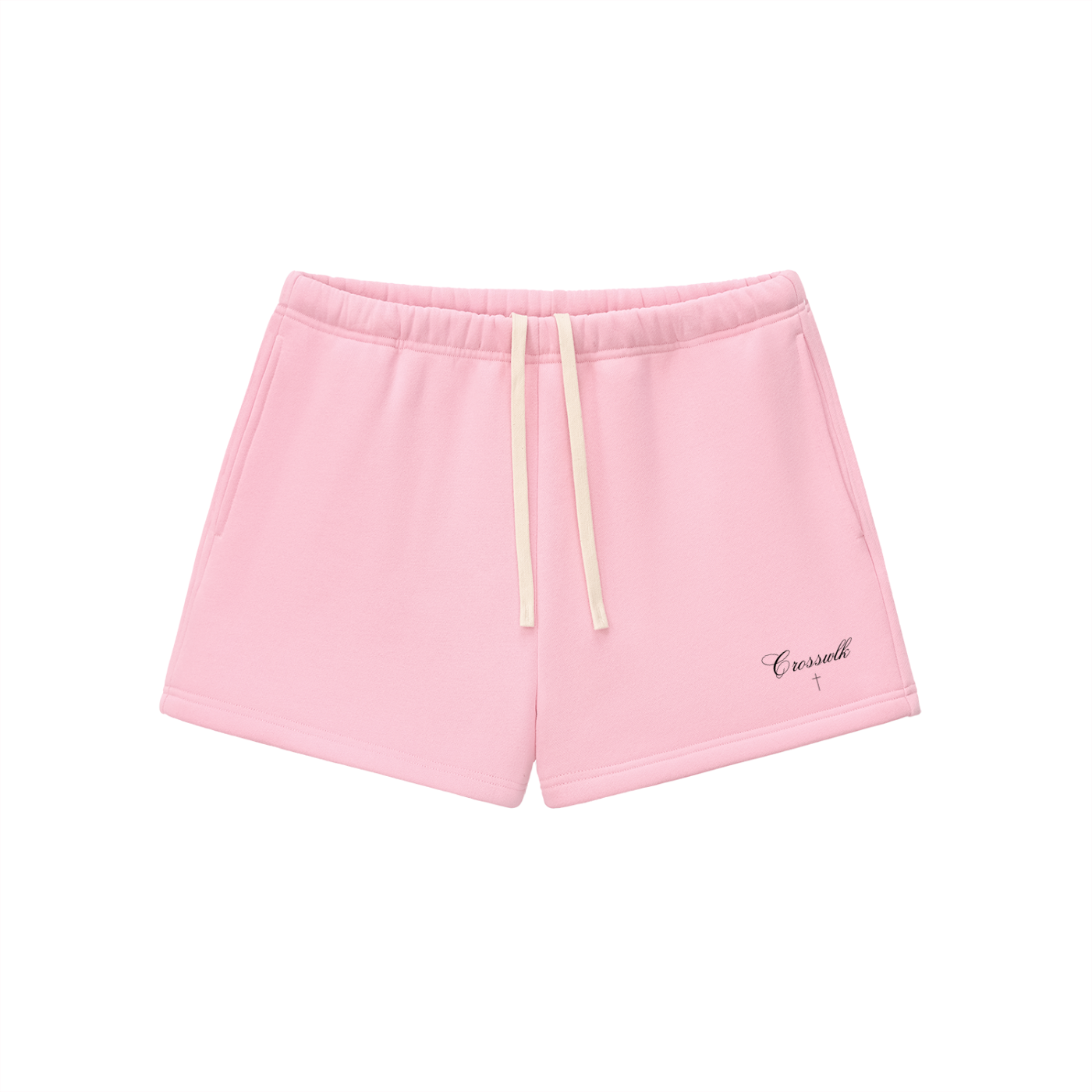 CROSSWLK // Essential Drawstring SweatShorts (Matching Set)