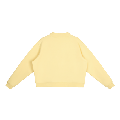 CROSSWLK // Essential Mock-Neck Crew Sweatshirt (Matching set)