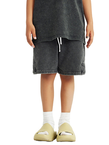 CROSSWLK // Snow Washed Kids Shorts