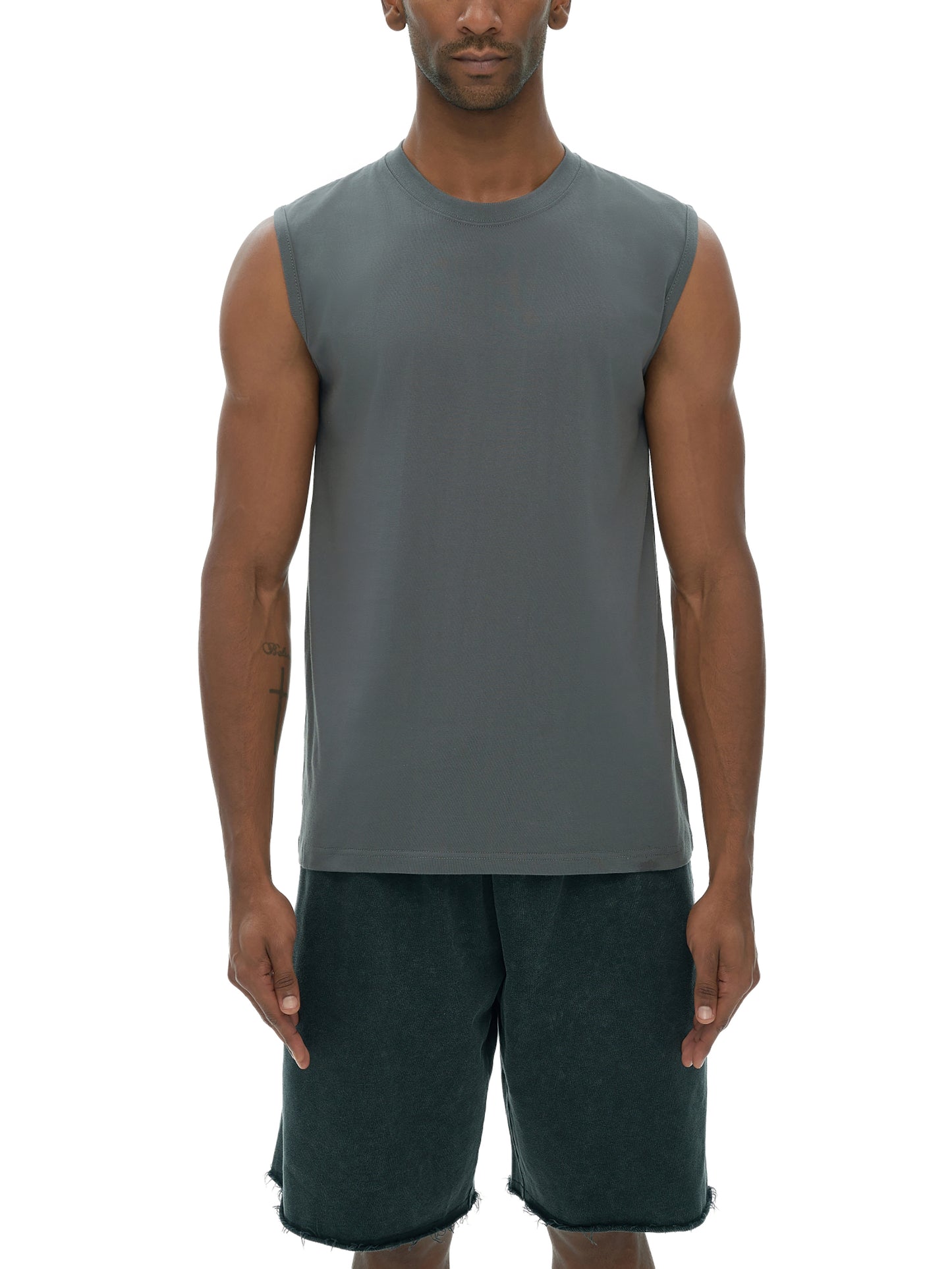 CROSSWLK // Fitted Tank Top