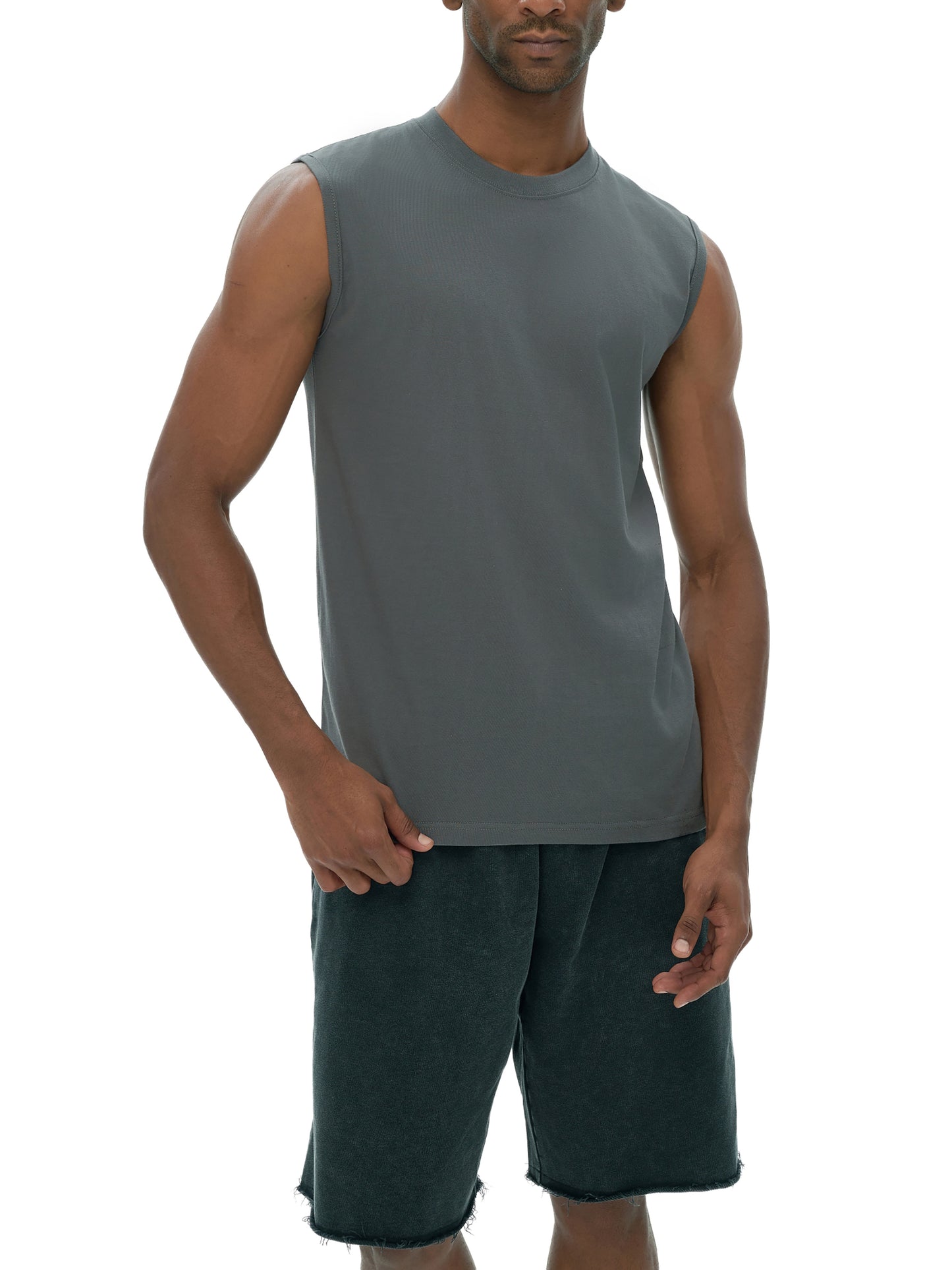 CROSSWLK // Fitted Tank Top