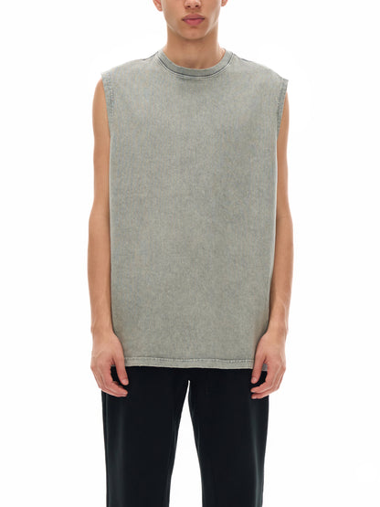 CROSSWLK // Essential Snow Washed Tank