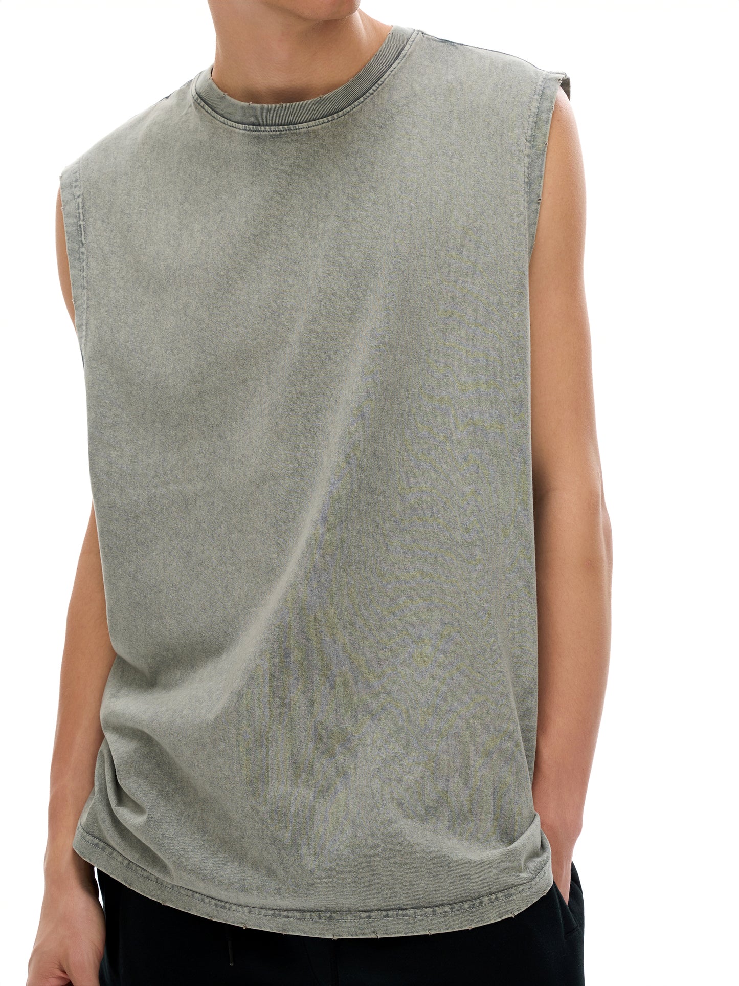CROSSWLK // Essential Snow Washed Tank