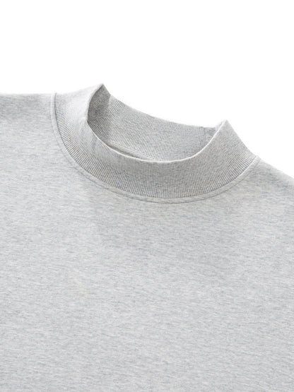 CROSSWLK // Essential Mock-Neck Crew Sweatshirt (Matching set)