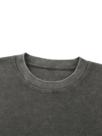 (PREMIUM) CROSSWLK // Essential Waffle T-Shirt